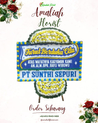 Papan Bunga Duka di Bukit Sangkal